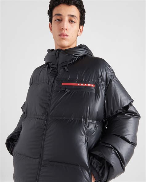 prada color changing puffer|prada light nylon puffer jacket.